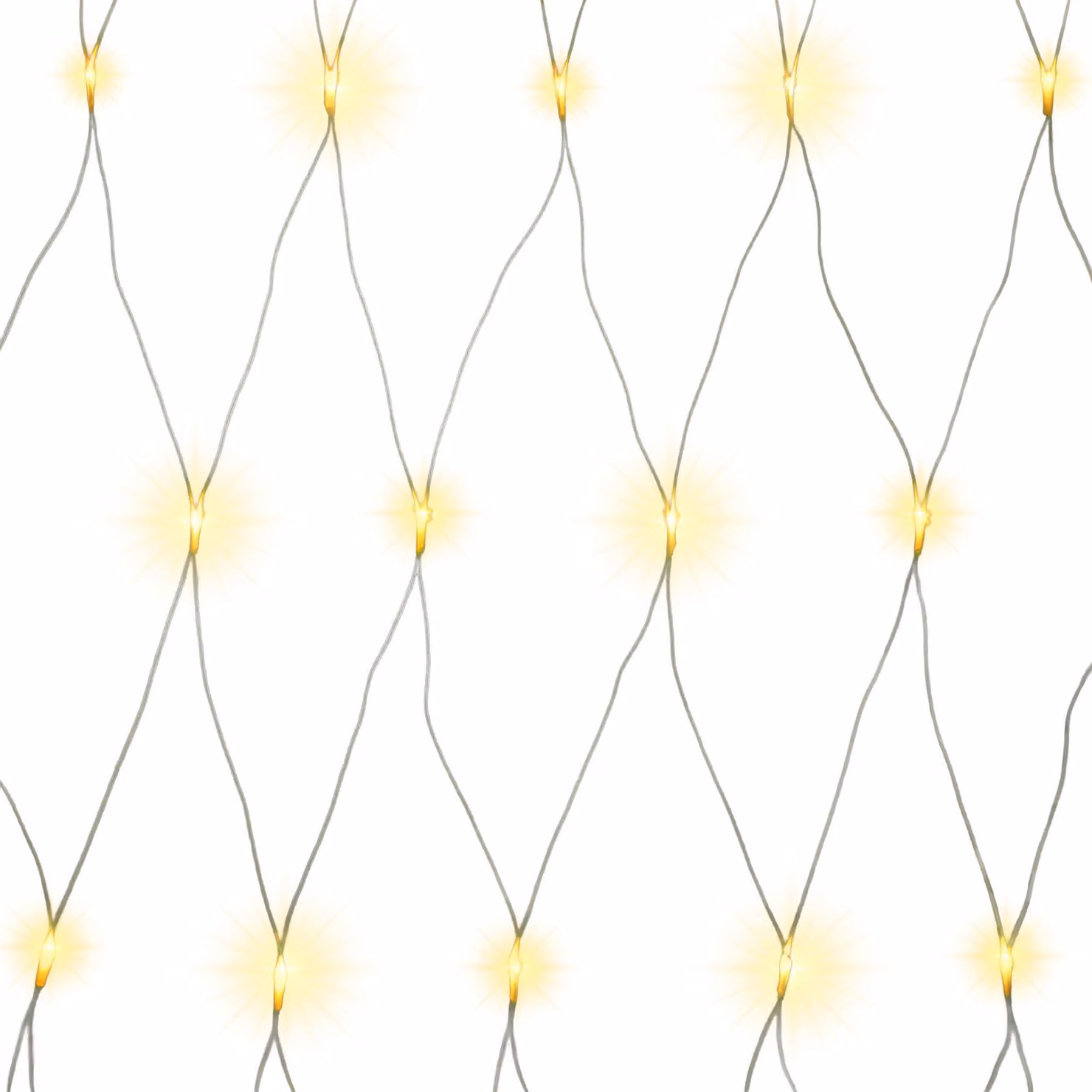 Rete luminosa a LED, 200 LED, luce calda/ambra, dimensioni: 3x2/4x2/3x3 metri