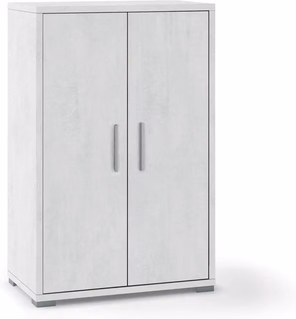 Mobile 2 Ante 71x110x41 cm Ossido Bianco