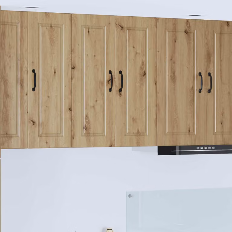 Armadietto a muro da cucina vidaXL PORTO in legno rovere marrone L: 60 cm, P: 31 cm, H: 80 cm