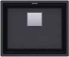 Lavello 1 vasca (56x46cm) Kng 110 52 KUBUS 2 Nero Opaco 125 0529 601