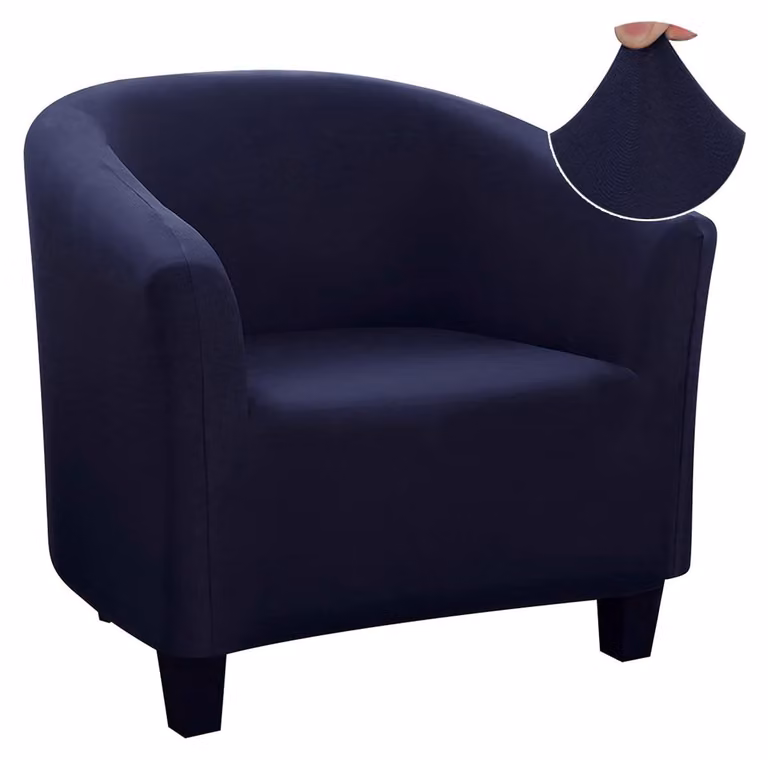 Elzusha - Copertura universale per sedili, lavabile e rimovibile, blu navy