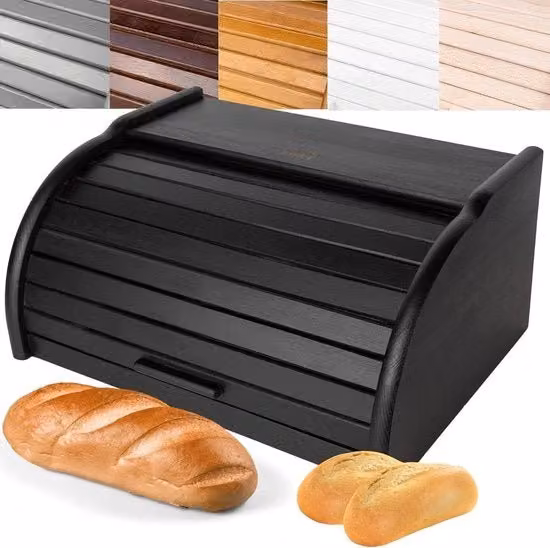 Contenitore per il pane Rototom in legno di faggio naturale Creative Home L: 38 cm, P: 285 cm, H: 175 cm