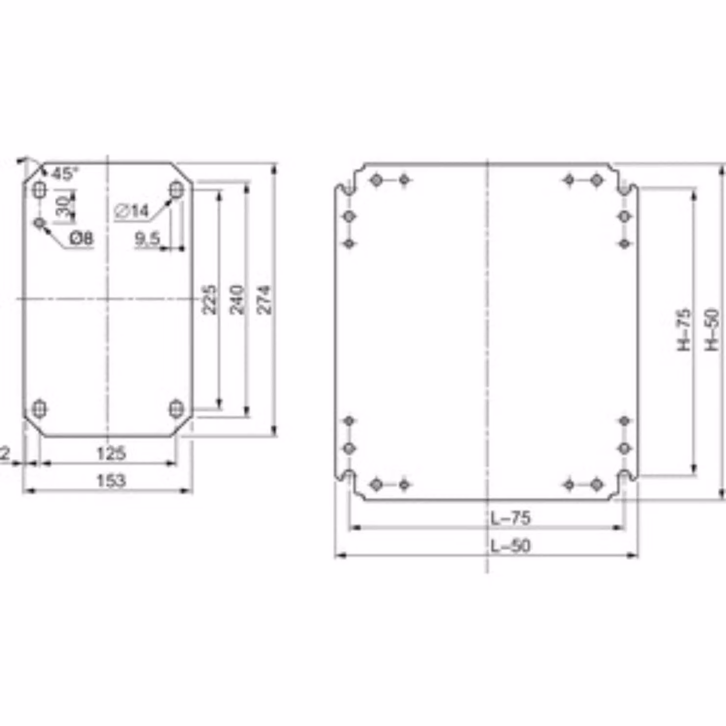 Schneider Electric Piastra di montaggio semplice H250xL400mm in acciaio zincato NSYMM2540