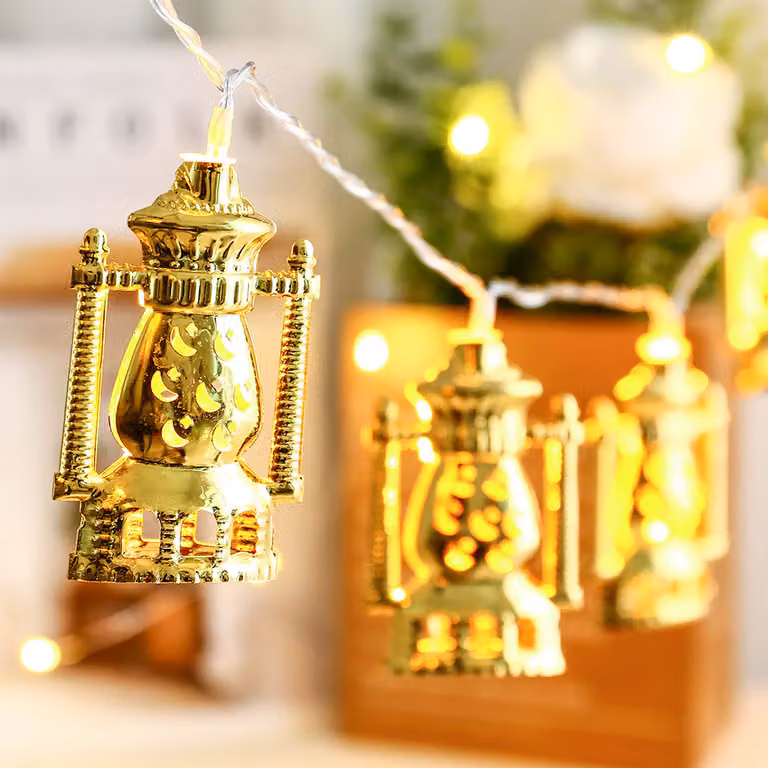 1.5M Ramadan Decorazioni Fata Luci Islam Eid Mubarak Decorativi Fata Luci Batteria Operato Regali Partito