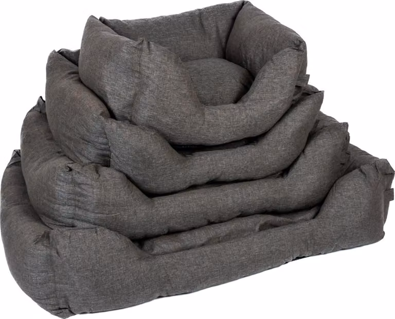 Cuccia per cani Duvo+ Textura, rettangolare, color marrone scuro, taglia XL