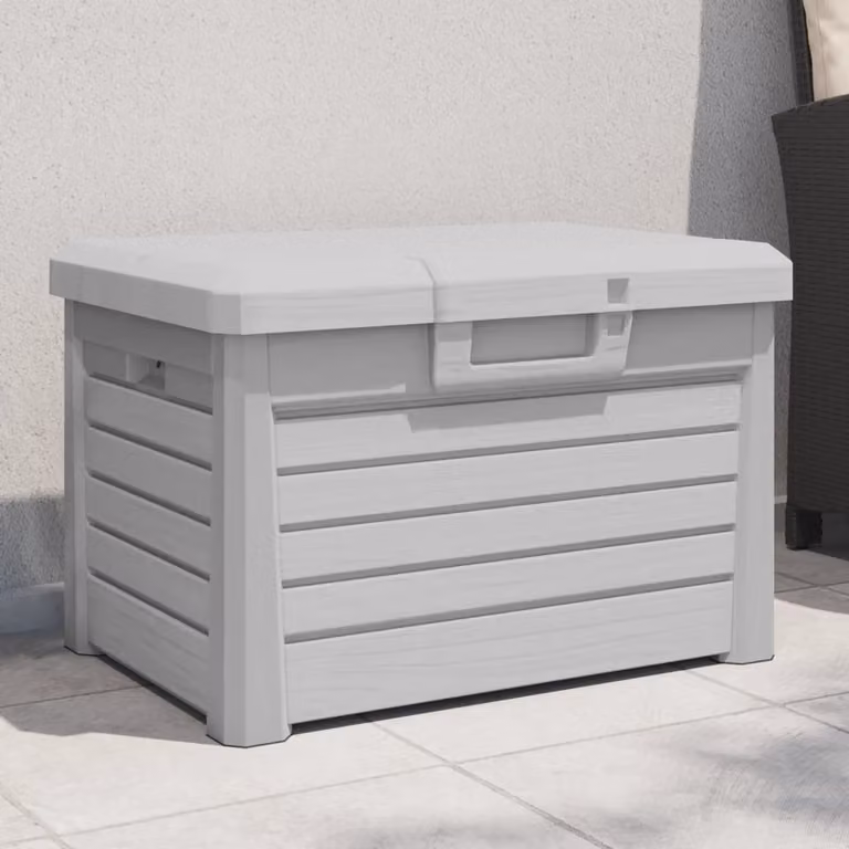 Contenitore per cuscini vidaXL Grigio in polipropilene L: 73 cm, P: 50,5 cm, H: 46,5 cm