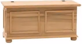 Cassapanca in legno Shabby chic mod cipolla laccato naturale