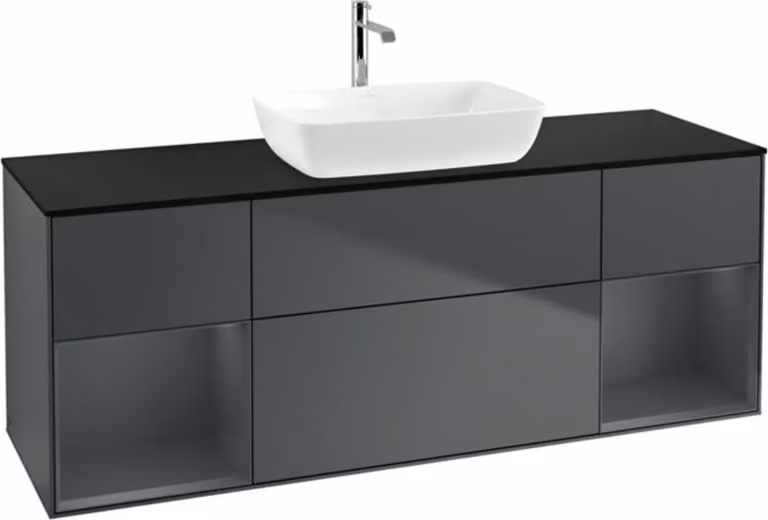 V&B mobile lavabo Finion 160cm, Pl b m, Rg md m Lac, md bl. m Lac