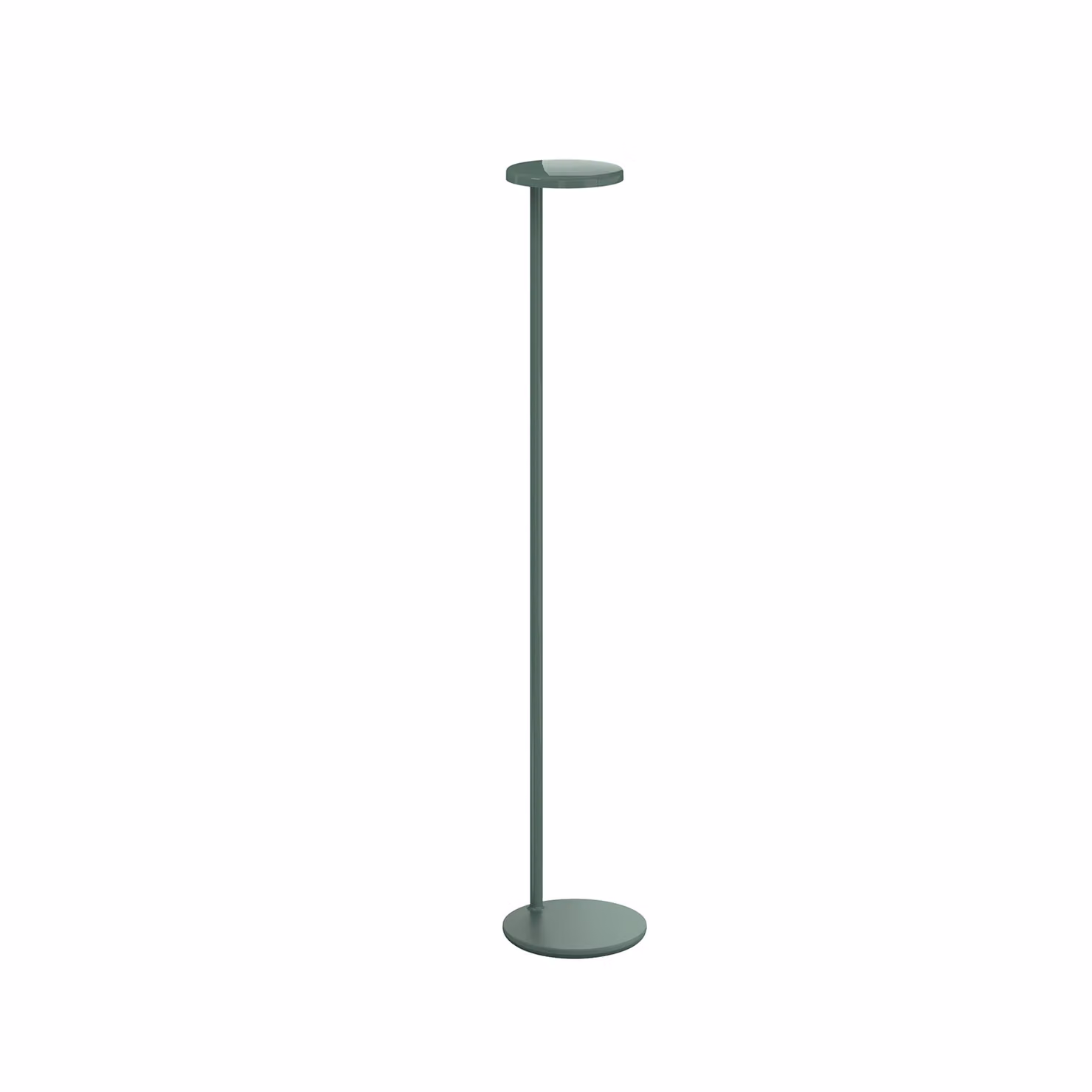 Flos - Oblique Floor USB-C - Lampada da terra - Salvia Lucido