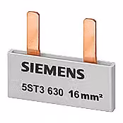 Barra collettrice a perni Siemens, sezione 16 mm², collegamenti: 2x (monofase + HS/FS), a prova di contatto 5ST3633