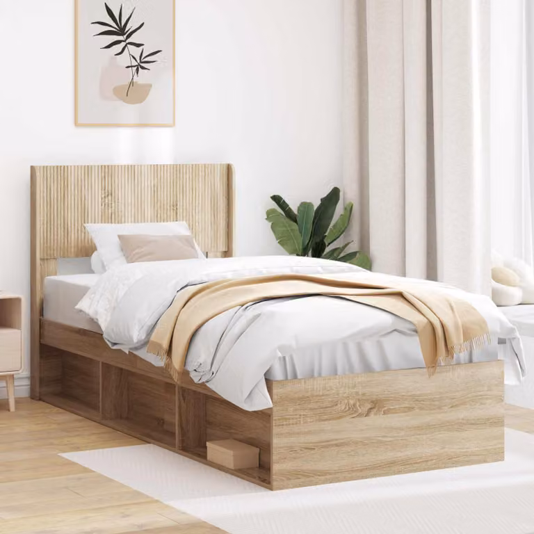Testiera Letto Moderna vidaXL in Legno Ingegnerizzato Marrone