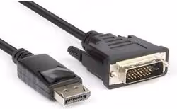 Cavo adattatore da DisplayPort a DVI Hamlet, colore nero, lunghezza 1,8 m