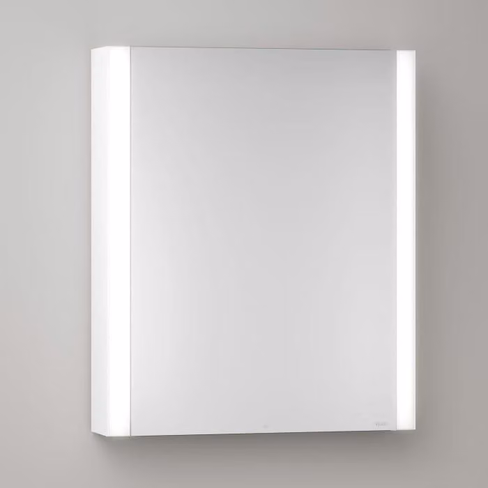 Mobiletti specchio a parete LED Keuco Royal Metis, dimensioni 60 x 71 cm, apertura a sinistra, versione svizzera