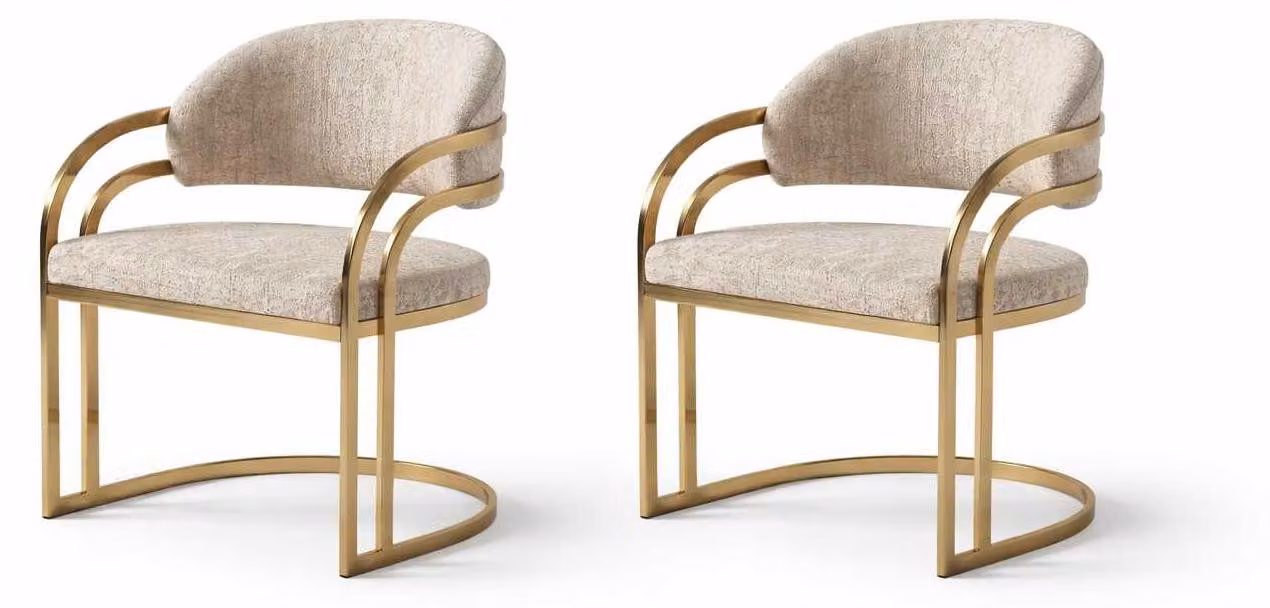 Esszimmer Design: 2 sedie, mobili seduta imbottita moderna