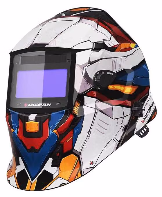 Casco da saldatura, oscuramento automatico, alimentato a energia solare, B