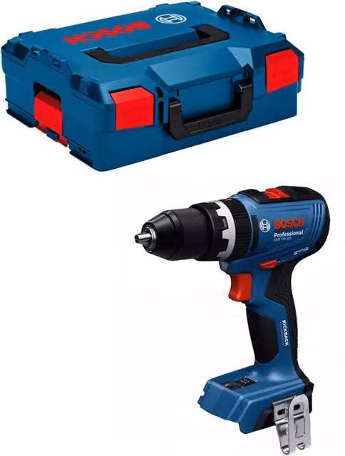 Trapano a percussione Bosch GSB 18V-65 con L-Boxx 136 blu