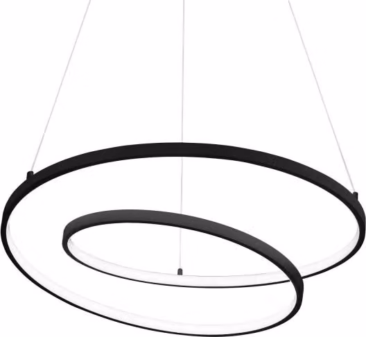 Lampada A Sospensione Oz Sp D60 On-Off Nero Ideal-Lux