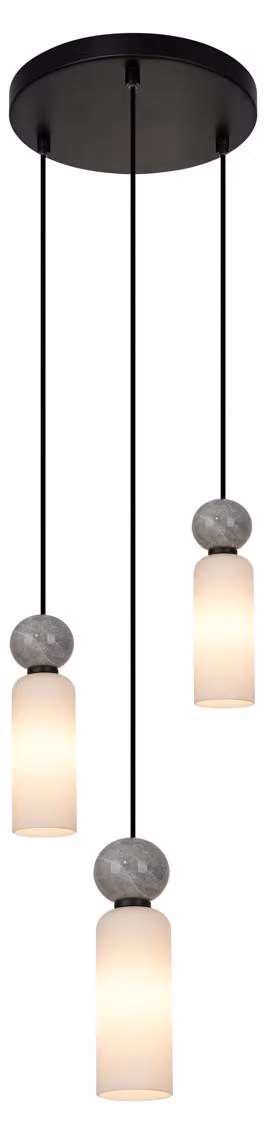 SANTOS PND-95331-3-BK Lampada a sospensione Italux
