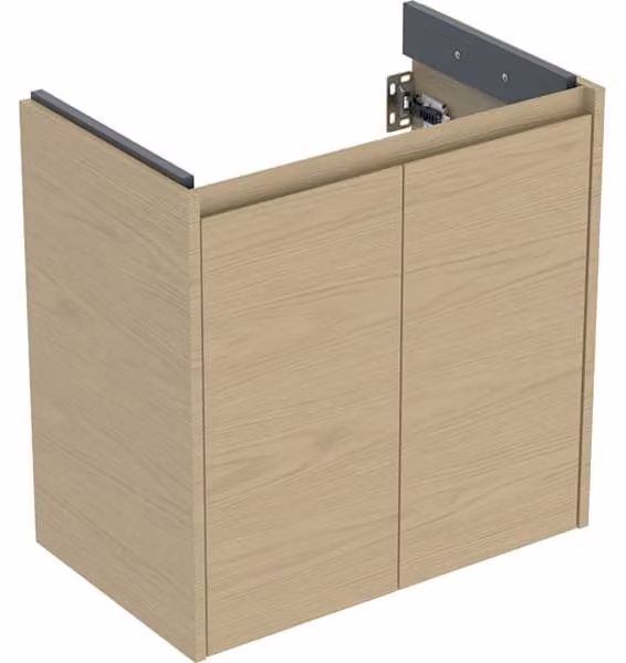 Geberit Renova Compact meuble sous lavabo, avec deux portes, 59,7x60,3x36,7cm, 504.085.PS.1, 504.085.PS.1