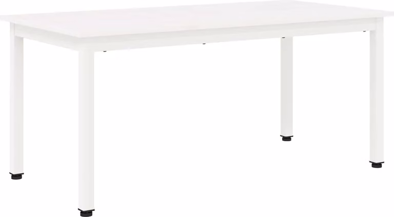 Tavolino SYFAX™ bianco 100 x 50 x 45 cm in legno di pino massiccio