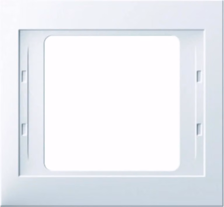 Cornice Berker singola, K.1, bianco polare lucido, 1 pz.