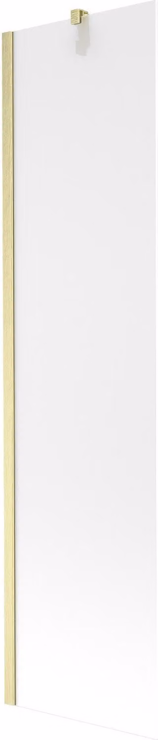 Mexen Next paratia per vasca da bagno a 1 anta 50 x 150 cm, smerigliato, oro spazzolato - 895-050-000-00-30-55