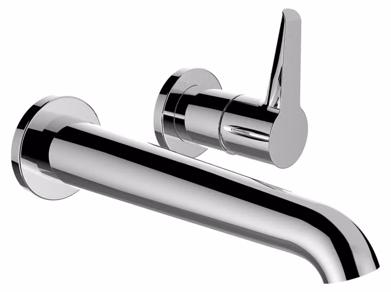 LAUFEN PURE Mitigeur monocommandé à encastrer pour lavabo, bec fixe, saillie 180 mm, sans vidage, chromé, HF901722100000, HF901722100000