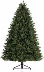 Albero di Natale Amicasa FREIBURG Verde in PVC e PE, H 240 cm x D 155 cm