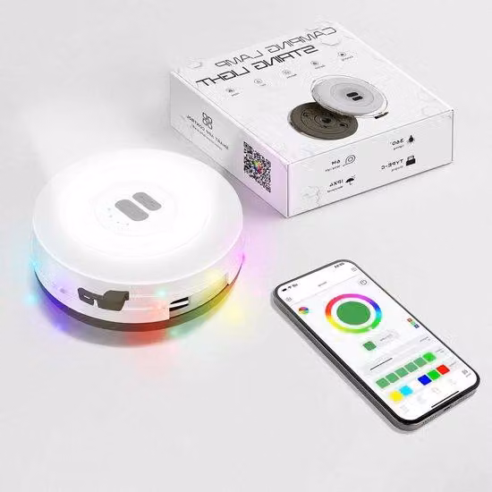 Striscia LED per interni ed esterni - Ricaricabile - Compatibile con app - Resistente alle intemperie - 6 m