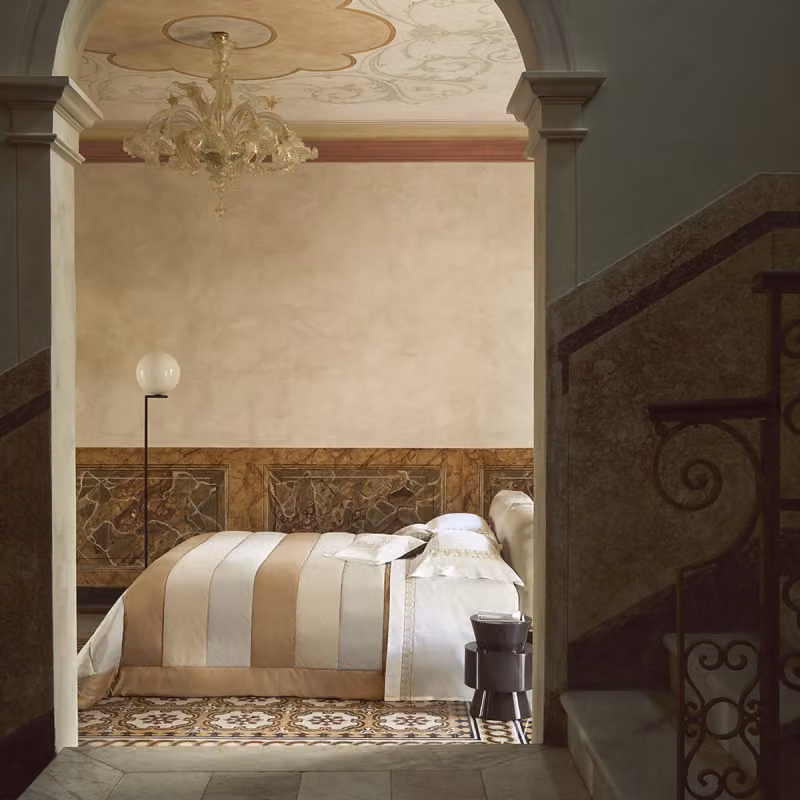 CHIOSTRO Completo letto - Taglia: 2 piazze,Colore: CHIOSTRO - TORRONE