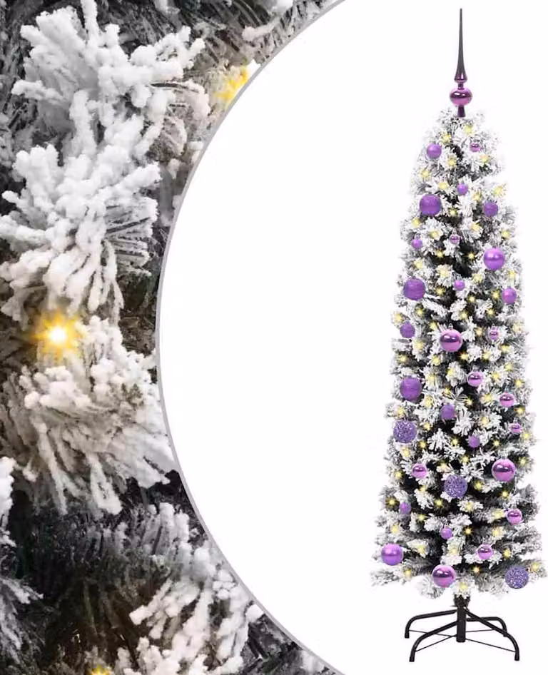 Albero di Natale artificiale con 150 LED Verde 150 cm