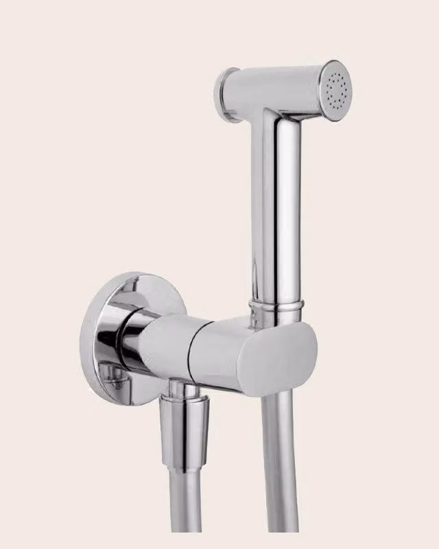 Neptune idroscopino wc con flessibile silver cromo