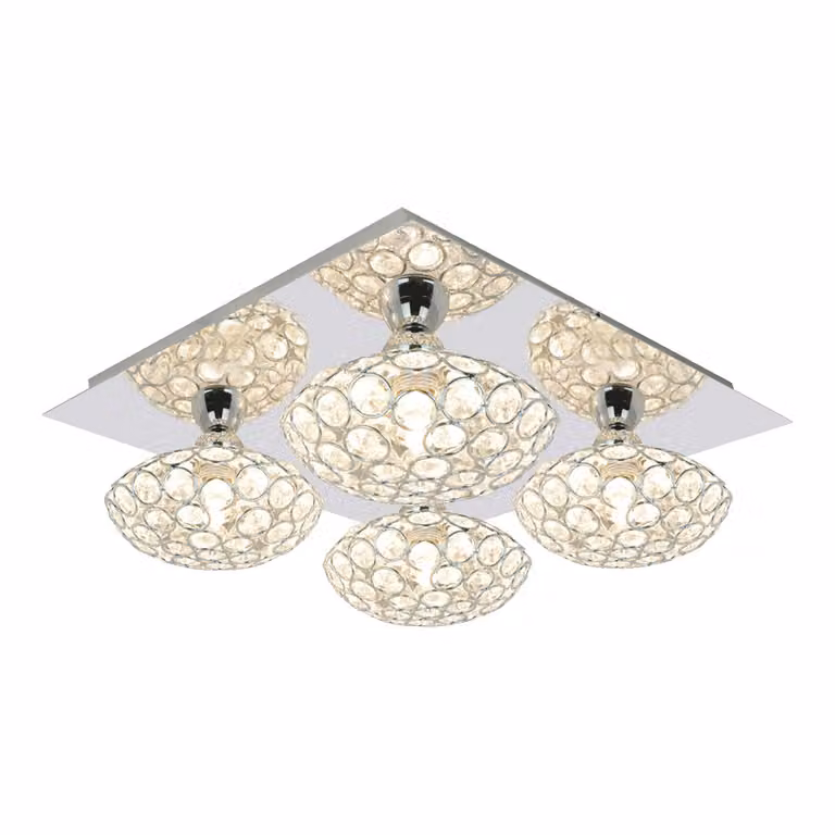 Plafoniera TAURO 4xG9/33W, cromo L: 300, L: 110, H: 300, dimmerabile