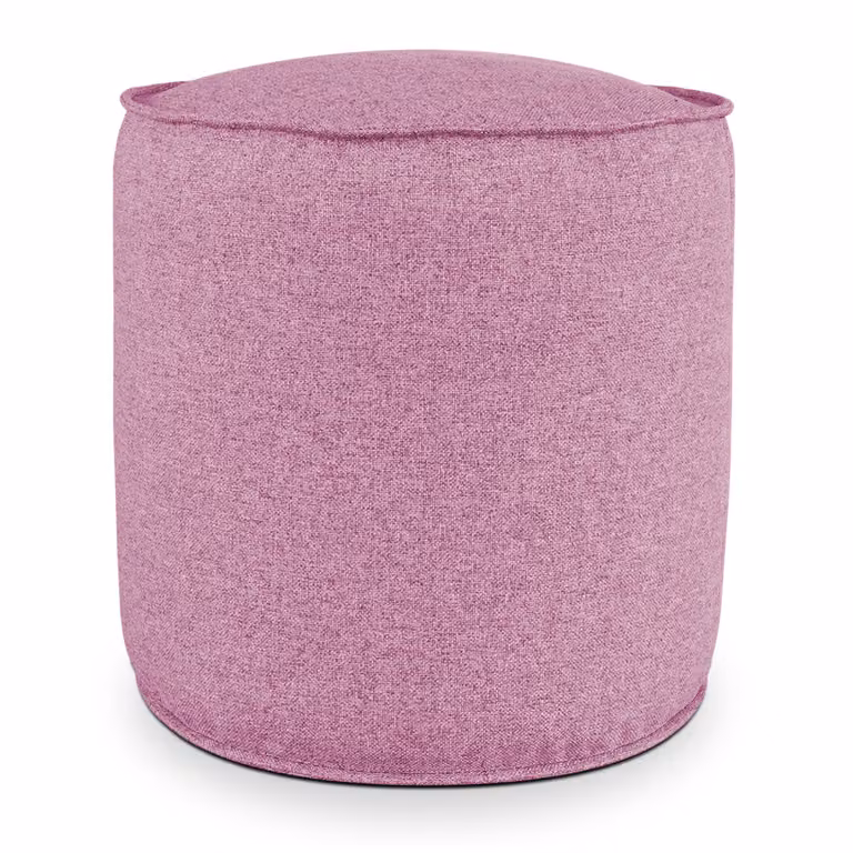Pouf Rotondo da Interno & Esterno Piuma L Rosa