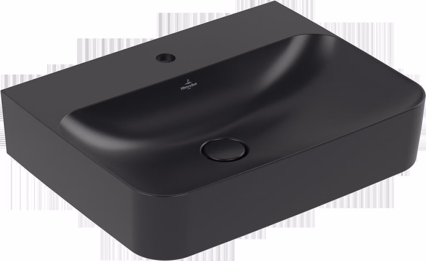 Villeroy & Boch Finion lavabo, sans trop-plein, 1 trou pour robinet, dessous poncé, 600x470mm, 41686LR7, 41686LR7