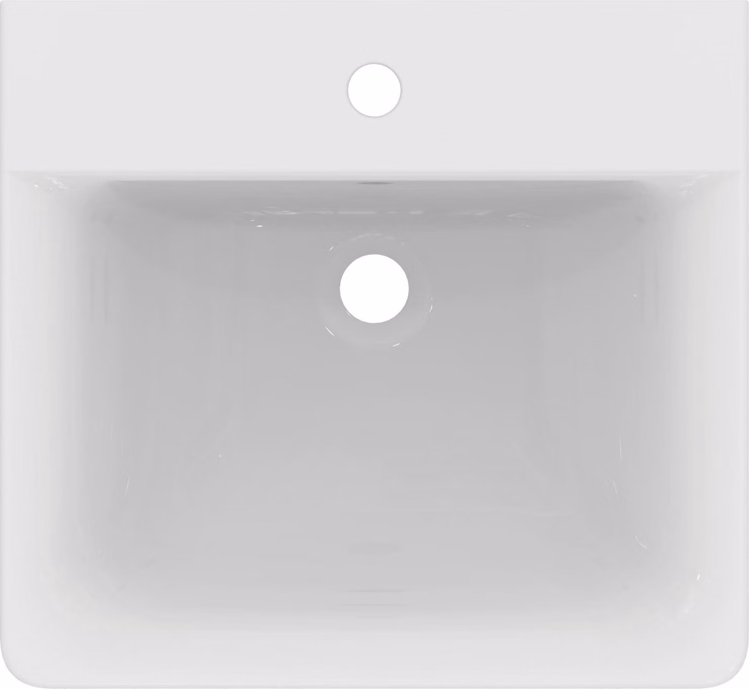 Ideal Standard Connect lavabo, 1 trou pour robinet, avec trop-plein, 500x460x175mm, E713801, E713801