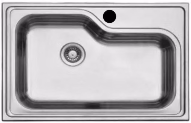 Lavello da cucina monovasca 84x56 DXT840 Samet