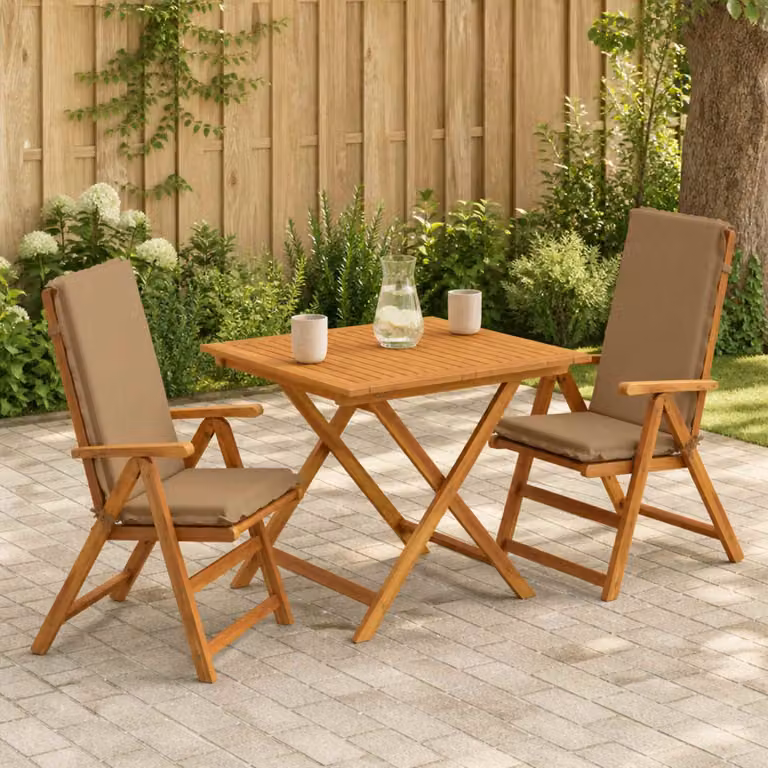 vidaXL Cuscino per sedia a schienale alto GEMERT 2 pz 100% Poliestere