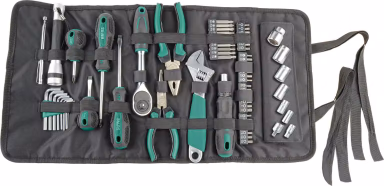 Brüder Mannesmann M21170 Werkzeugset in Tasche 65teilig (M21170)
