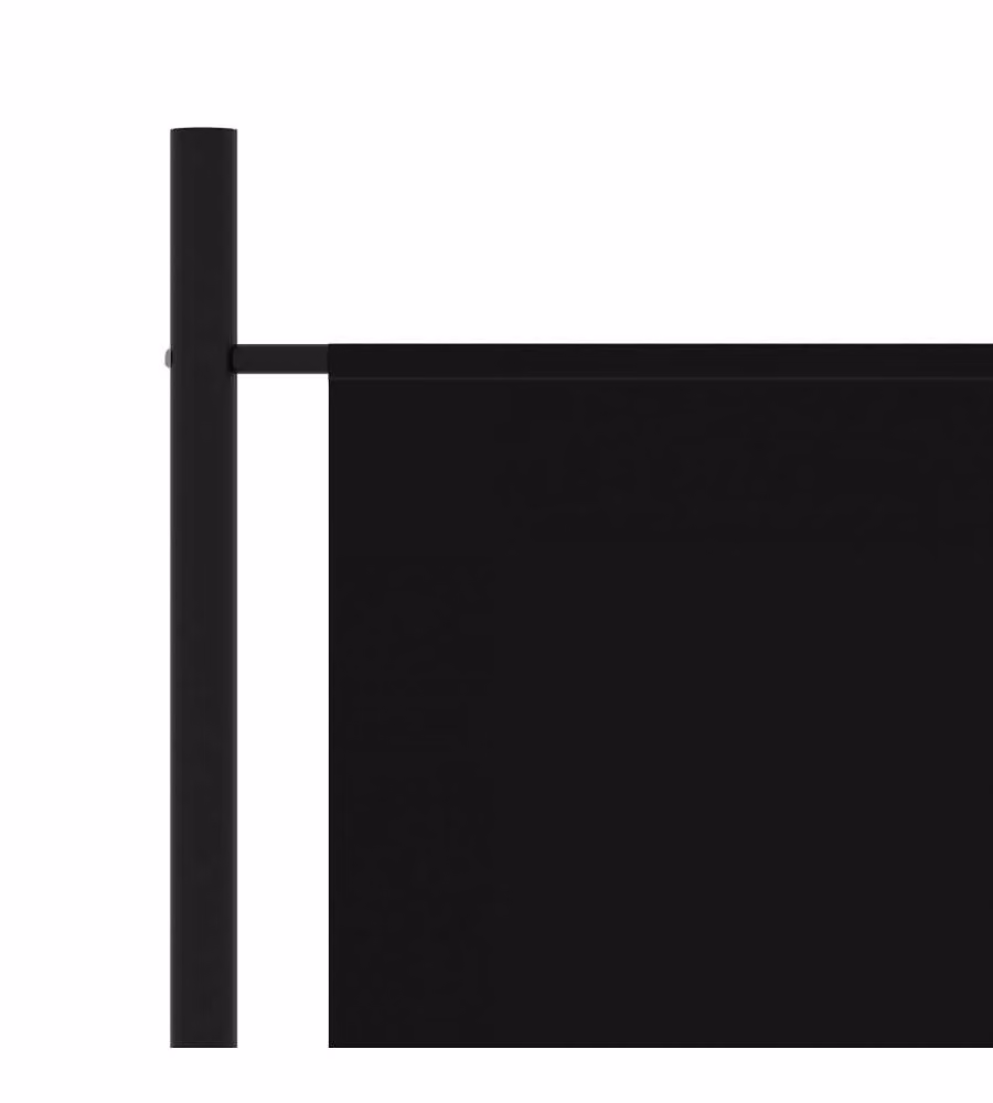 Paravento moderno vidaXL in tessuto nero H: 180 cm x L: 175 cm – 2