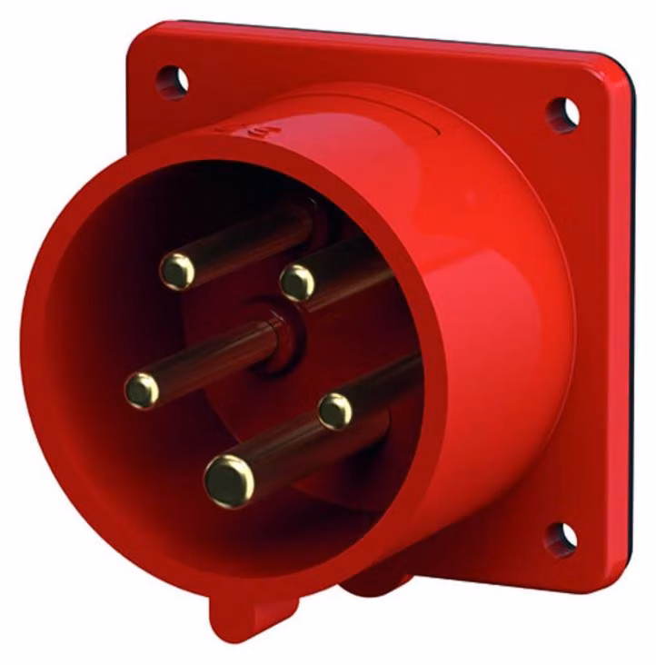 MENNEKES Spina CEE per apparecchi 5p 16A 400V/rt 6h IP44 morsetto a vite Kst Anb.Steck 853