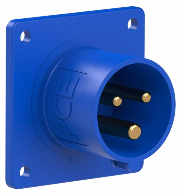 Spina di attacco PCE CEE diritta 16A 3p 6h IP44 230V