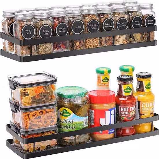 Mensola da cucina Famanu in acciaio – Design moderno, multifunzionale