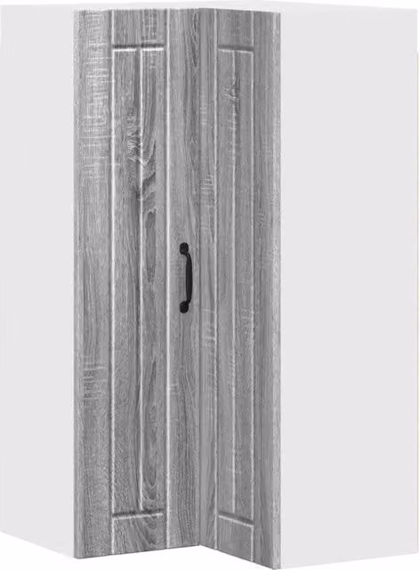 Armadio da cucina moderno rettangolare pratico stoccaggio 57 x 57 x 100 cm in legno ingegnerizzato grigio sonoma 02_0054177