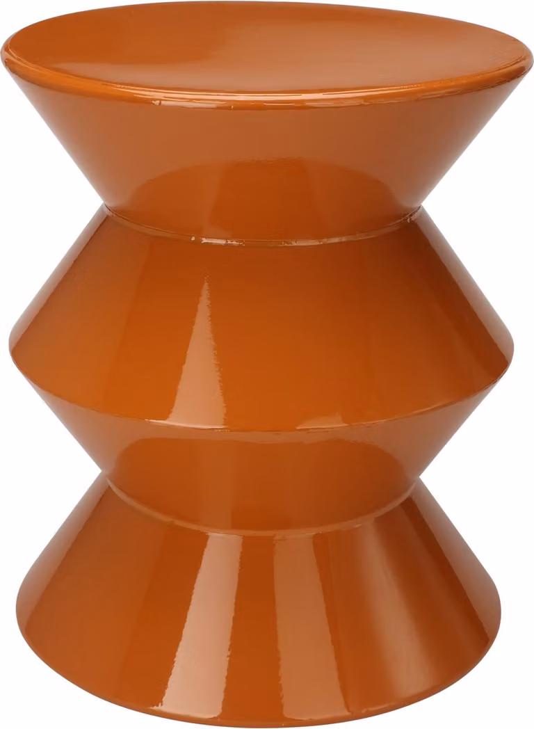 Colonna da tavolo GISA, metallo, Ø 31 cm, arancione