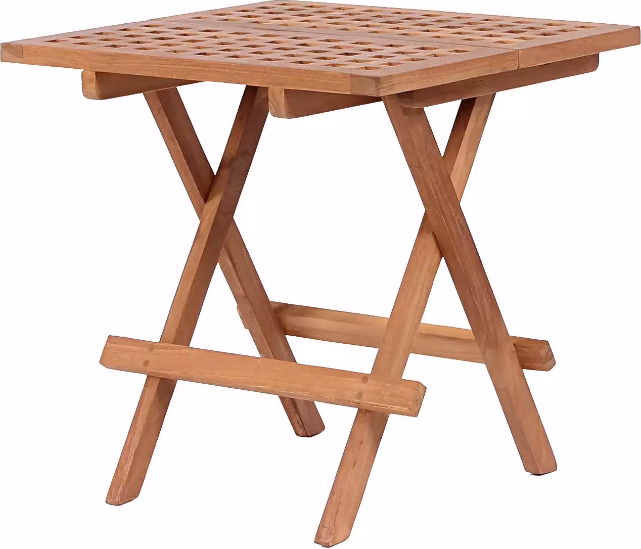 Tavolino Devon teak quadrato