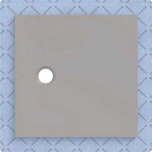 Geberit CleanFloor30 surface de douche, intégrée, avec voile d'étanchéité, 80x80cm, 551.002.29.1, 551.002.29.1