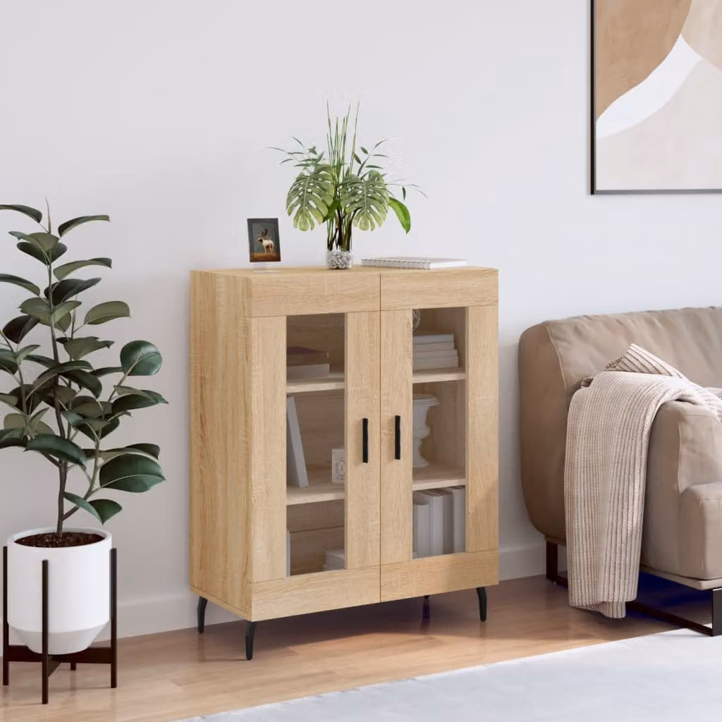 Credenza vidaXL in Rovere Sonoma, L 69,5 cm x P 34 cm x H 90 cm