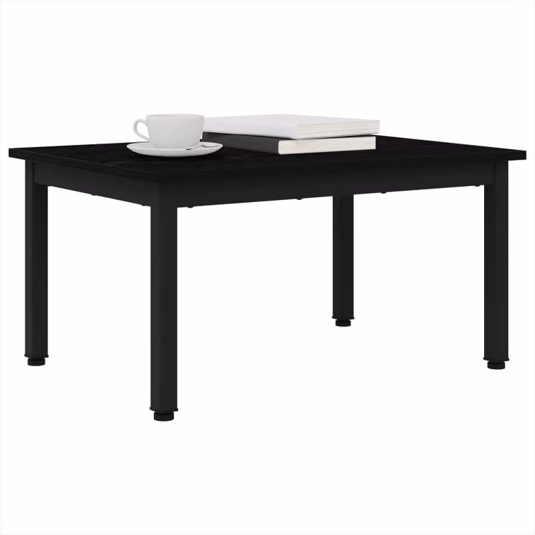 Tavolino da salotto Rovere Nero 70 x 50 x 36 cm