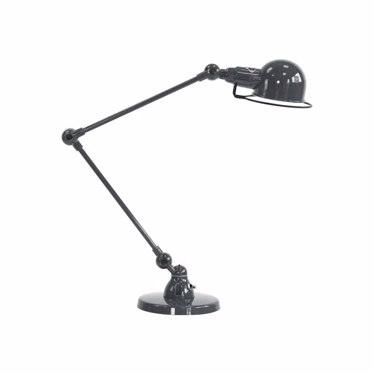 Jieldé Lampada da scrivania Signal SI333, Alluminio / Grigio / Zincato, Soggiorno / Sala da pranzo, Alluminio, Industriale, Lampada da tavolo